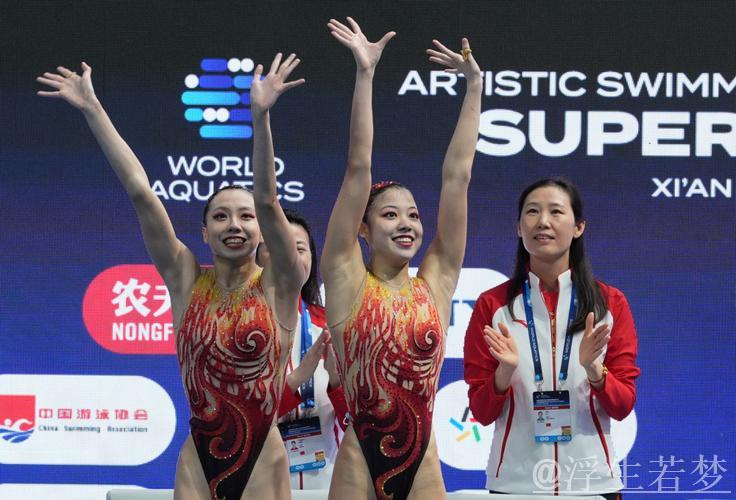 世界杯花样游泳总决赛：双人自由项目决赛